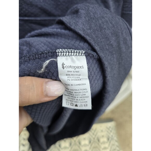 Cotopaxi Sweatshirt Mens Medium M Blue Stripe Bandera Crew Pullover - Picture 8 of 9